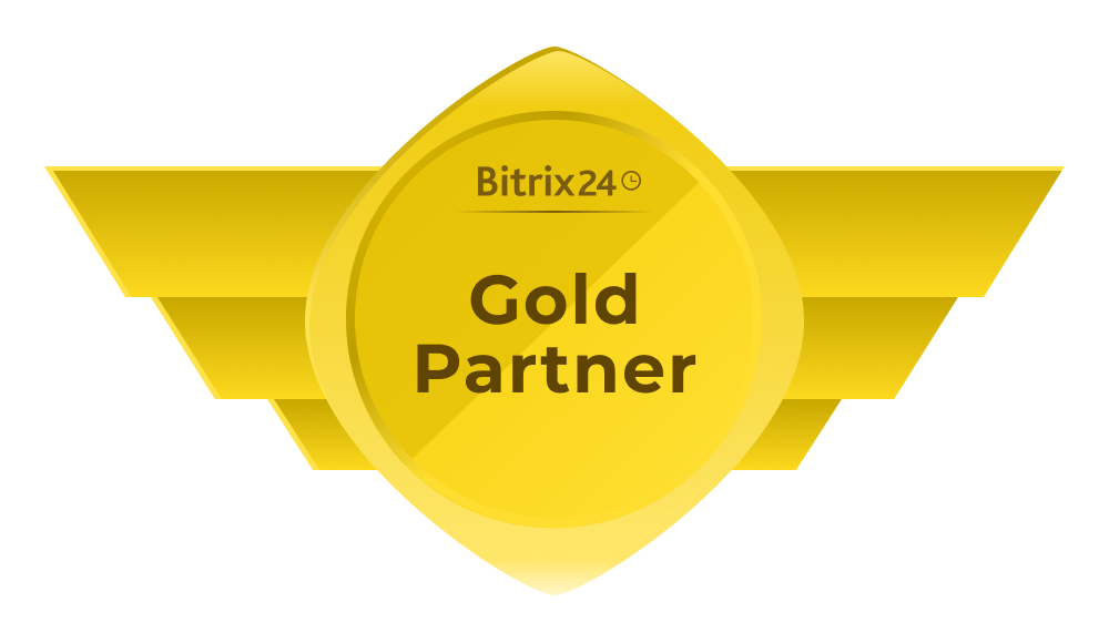 Logo de Bitrix24 gold partner